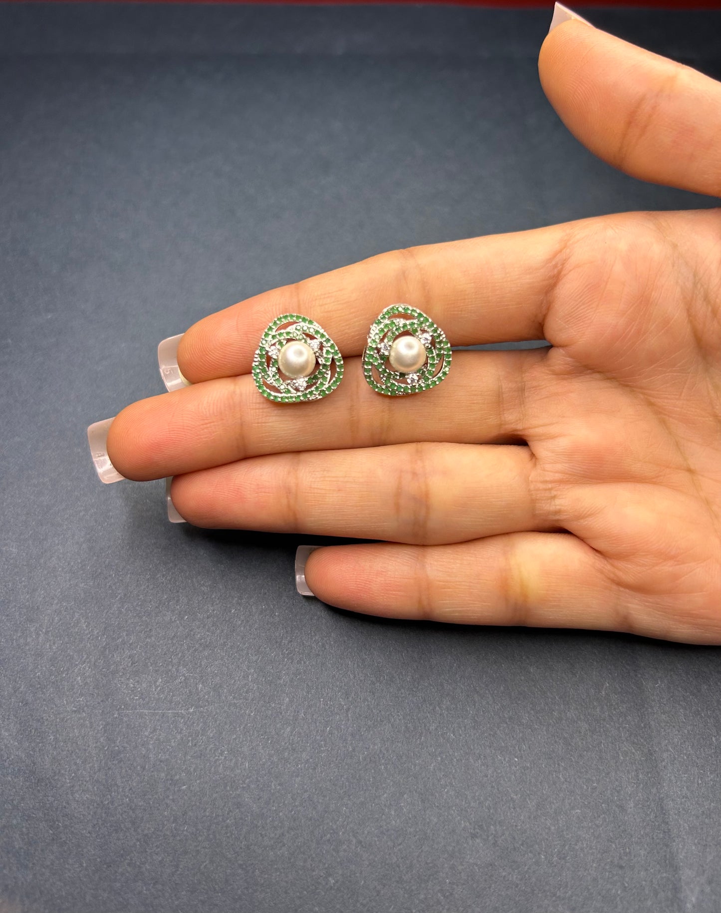 Pearl Ivy Studs