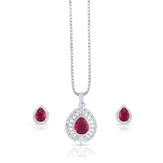 Crimson Teardrop Set