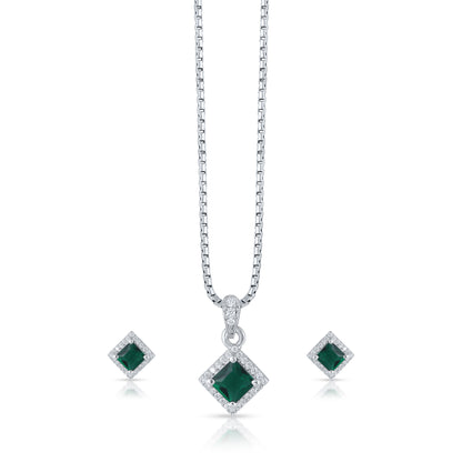 Scarlet Square Set Shavi