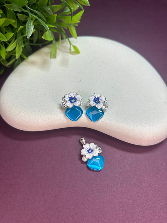 Aqua Blossom Set