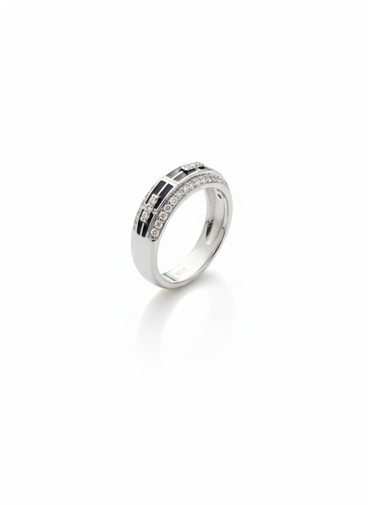 The Perfectionist Ring – Men’s 925 Sterling Silver Statement Ring Shavi Jewellery