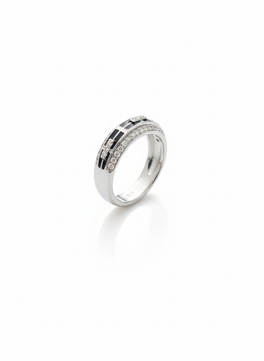 The Perfectionist Ring – Men’s 925 Sterling Silver Statement Ring Shavi Jewellery