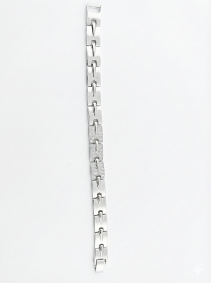 Prime Plus – Modern Men’s 925 Sterling Silver Bracelet Shavi Jewellery