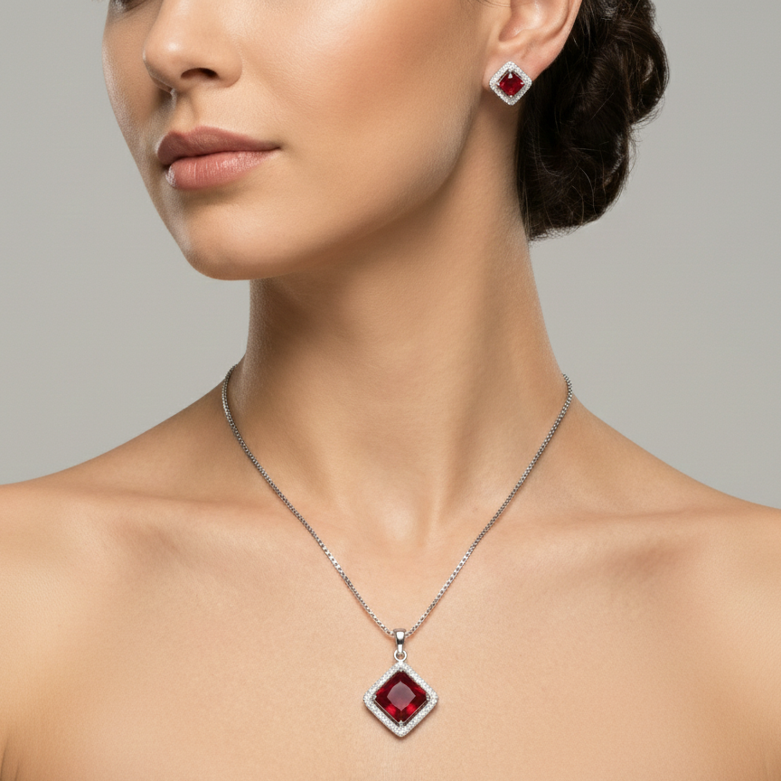 Scarlet Square Set