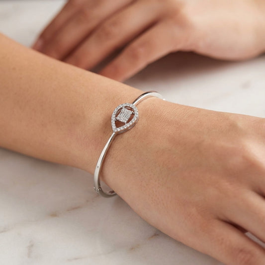 Silver Drop Bracelet