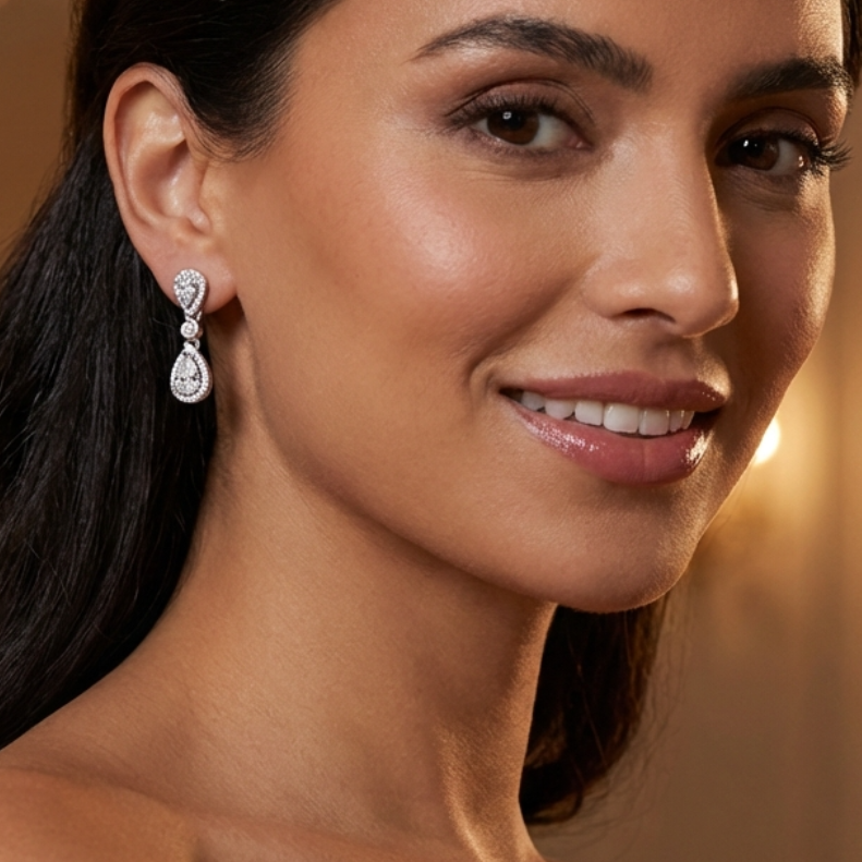 Silver Dewdrop Duo