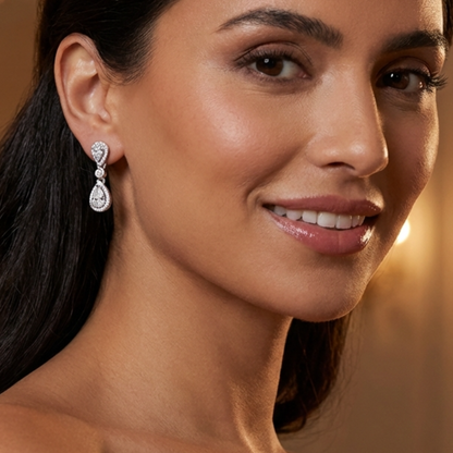 Silver Dewdrop Duo